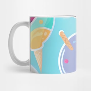 Sweet and Pastries Abstract seamless Pattern Mug